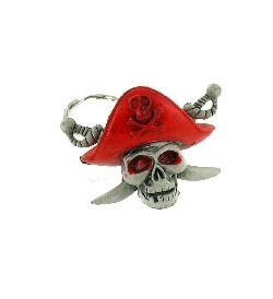 LLAVERO PIRATA CALAVERA (24 uds.)