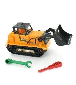Bulld&oacute;zer de Montaje DIY (Set de 4)