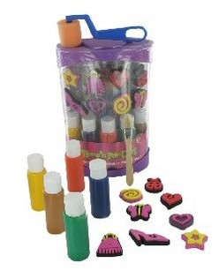 Kit de Sellos y Pintura para Niñas - Modelo 2