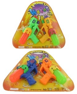 2 Pistolas de agua en blíster (pack de 6)