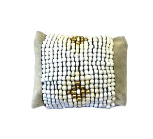 Pulsera Azteca Blanca (1 ud.)