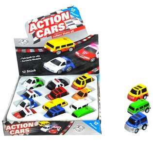 COCHES DE FRICCI&Oacute;N DE METAL DIE CAST EN EXPOSITOR (12 uds.)