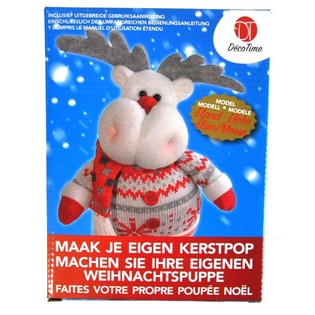 CREA TU PROPIO MUÑECO DE NAVIDAD DE PELUCHE (6 uds.)