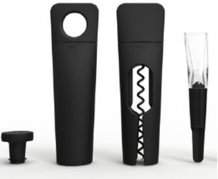 MENU BLADE - SET DE VINO SACACORCHOS TWIST + BOMBA DE VACÍO + DECANTADOR (1 ud.)