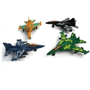 AVIÓN F-16 CAMUFLAJE PULL BACK (48 uds.)