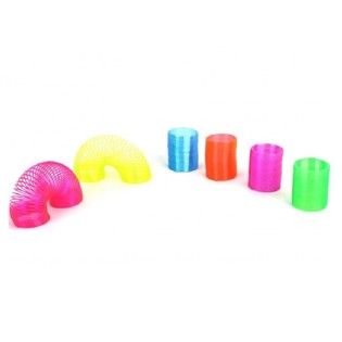MINI MUELLES DE COLORES NEÓN Ø3.5 CM. (48 uds.)