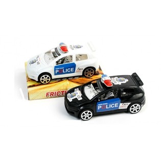 COCHES DE POLICÍA DE FRICCIÓN EN BLÍSTER (12 ud.)