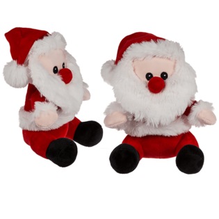 Papá Noel de Peluche, 20 cm de alto (12 uds)