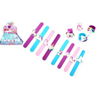 PULSERAS CLIC UNICORNIO EN DISPLAY (24 uds.)