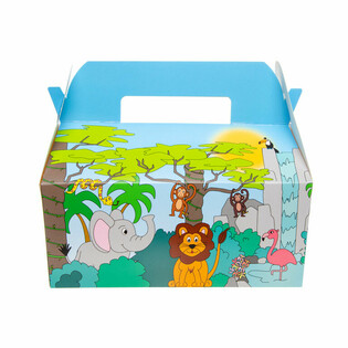 CAJA DE MEN&Uacute; JUNGLE - 22,5 x 12 x 9,5 cm (24 uds.)