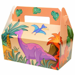CAJA DE MEN&Uacute; DINOSAURIO - 22,5 x 12 x 9,5 cm (24 uds.)
