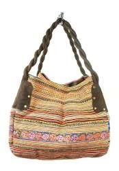 Art.nr: 97718A - Bolso de Brocado B-FAIR Grande Marrón (1 ud)